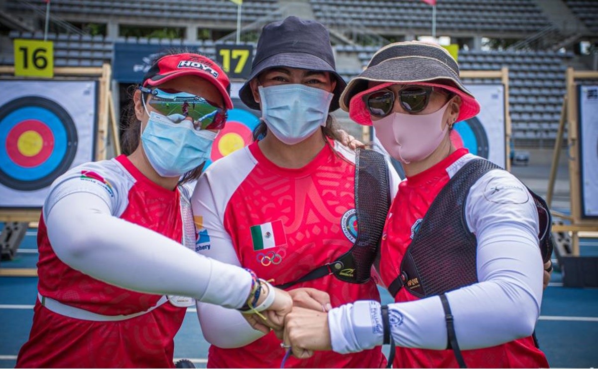 Alejandra Valencia, Aída Román y Ana Paula Vázquez conquistan la plata en el Mundial de Tiro con Arco