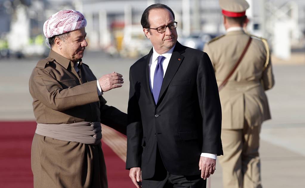 Hollande visita Irak para apoyar la ofensiva contra yihadistas