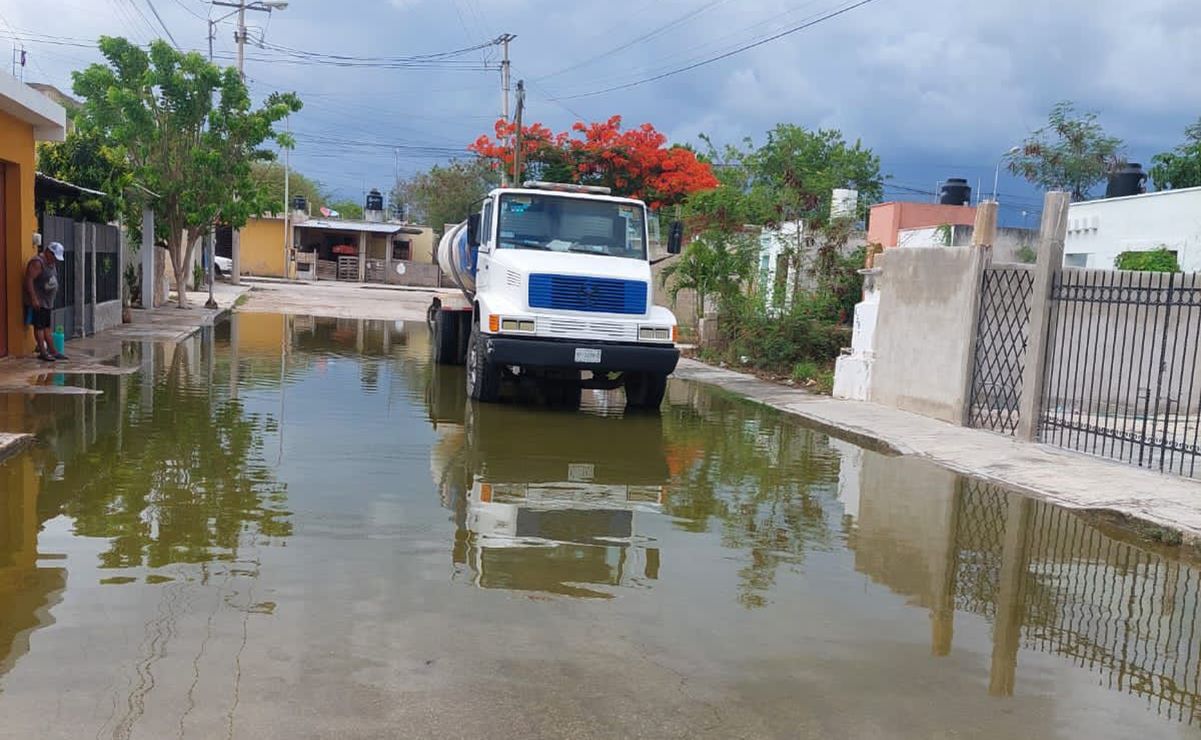 Tormenta Tropical “Alberto” provoca afectaciones en Yucatán; reportan aguaceros en Valladolid, Río Lagartos y Peto