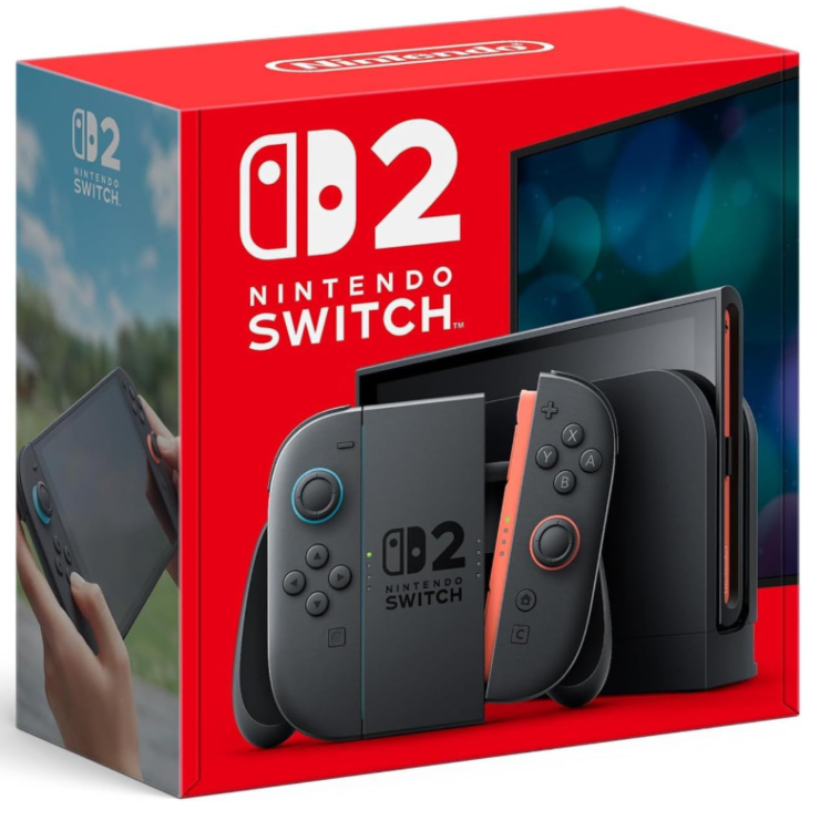 Nintendo Switch 2 Caja y Controles Joy-Con