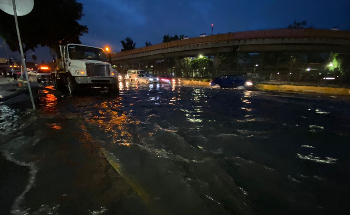 VIDEO: Lluvia provoca inundaciones en Circuito Interior y el bajo puente de Avenida Oceanía