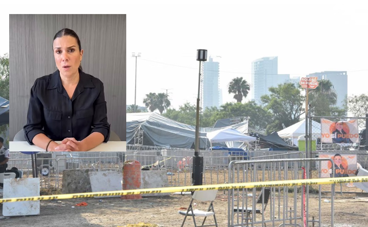 Lorenia Canavati declara ante MP por colapso de escenario en San Pedro que dejó nueve muertos