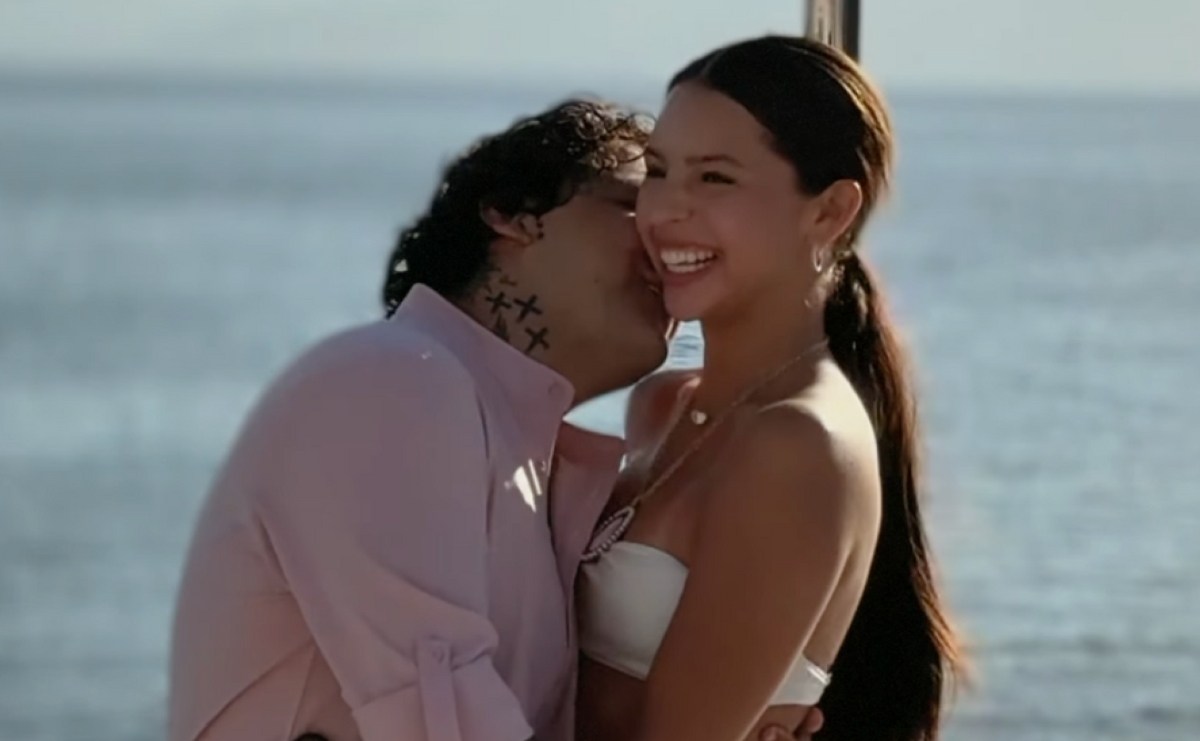 La llamativa reacción de Christian Nodal al nuevo estilo de Ángela Aguilar