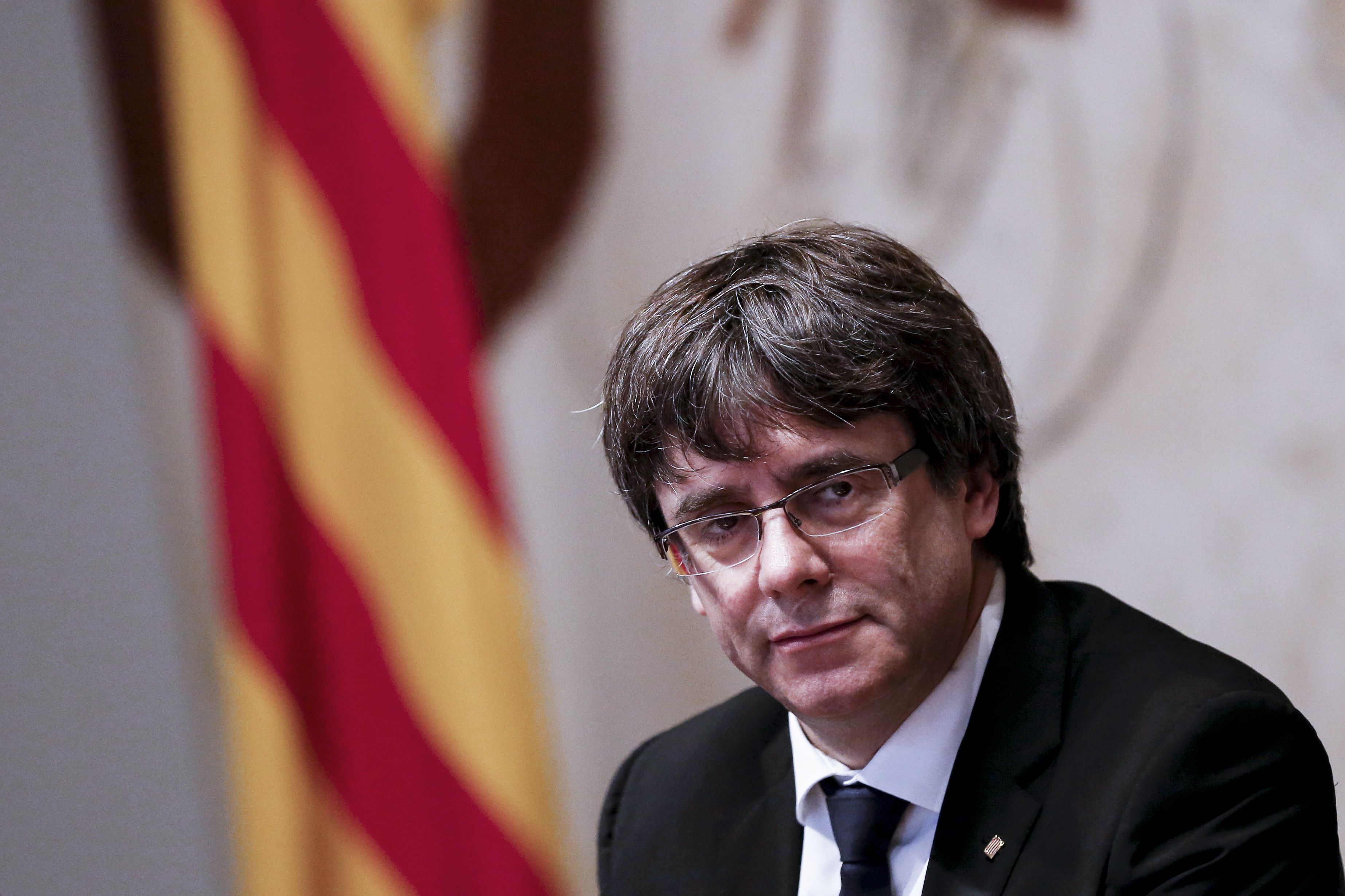 Presidente catalán rechaza ir al Senado español