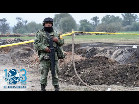 Militares resguardaban zona de explosión de ducto en Tlahuelilpan