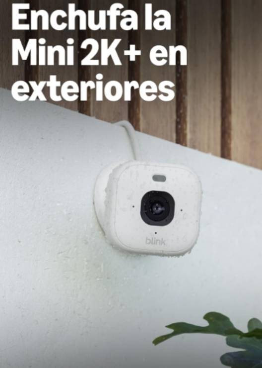 Cámara Blink Mini 2K+ compatible con Alexa