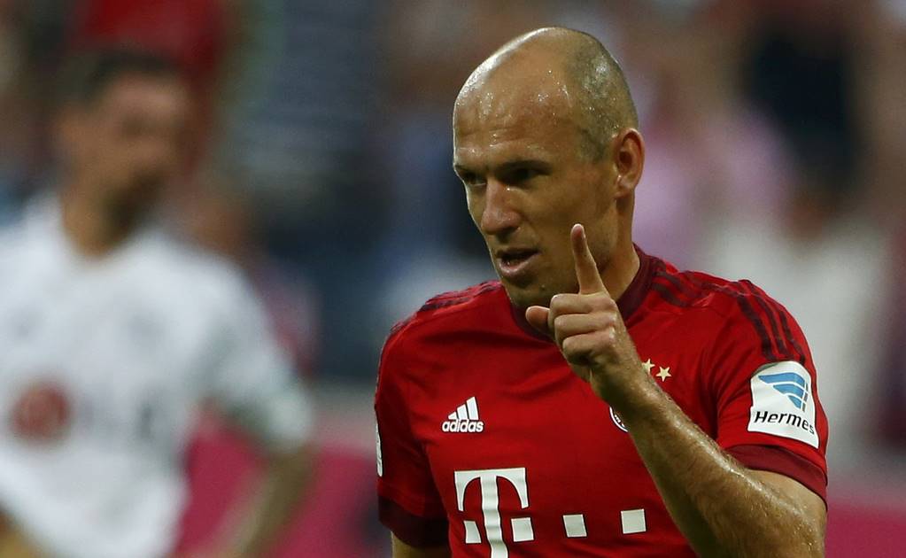 Robben de nuevo es baja del Bayern por lesión 