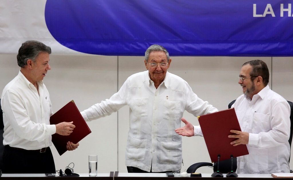 Acuerdo final se firmará en Colombia: Santos