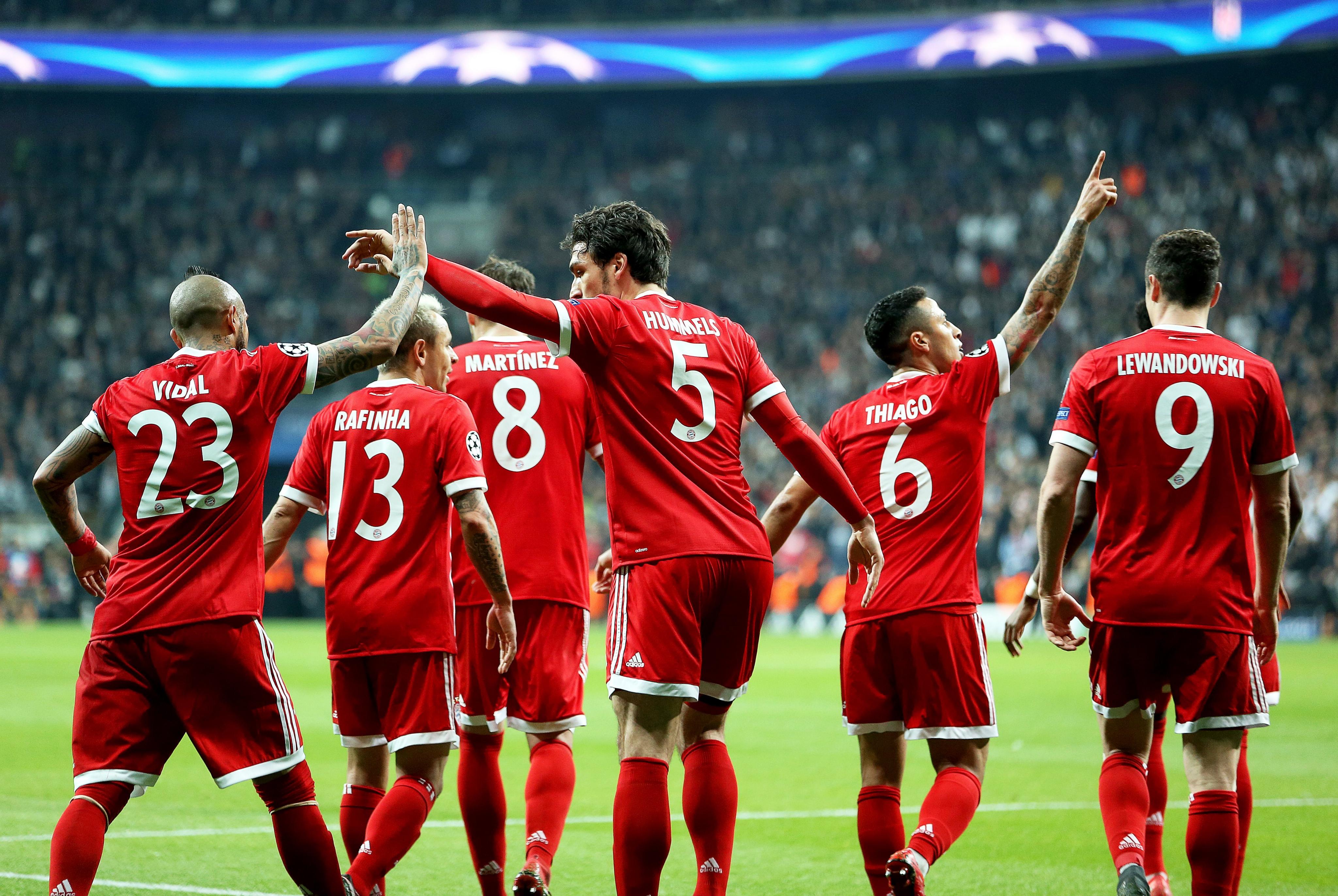 Bayern aplasta al Besiktas y avanza a Cuartos de Final