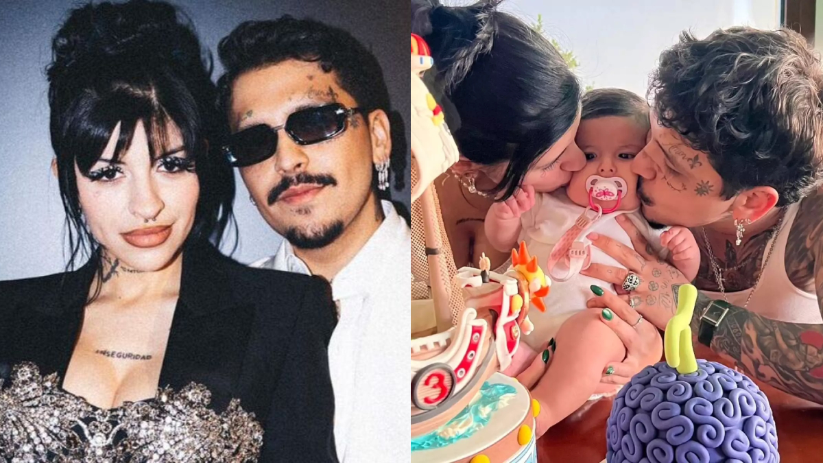 Christian Nodal y Cazzu celebran el primer año de Inti con lujosa fiesta