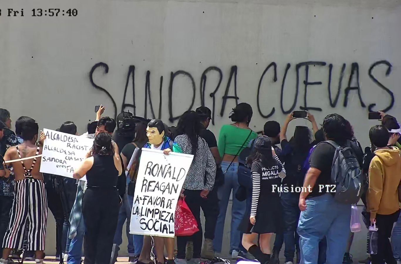Sandra Cuevas asegura que actos vandálicos buscan dañar la imagen de su administración