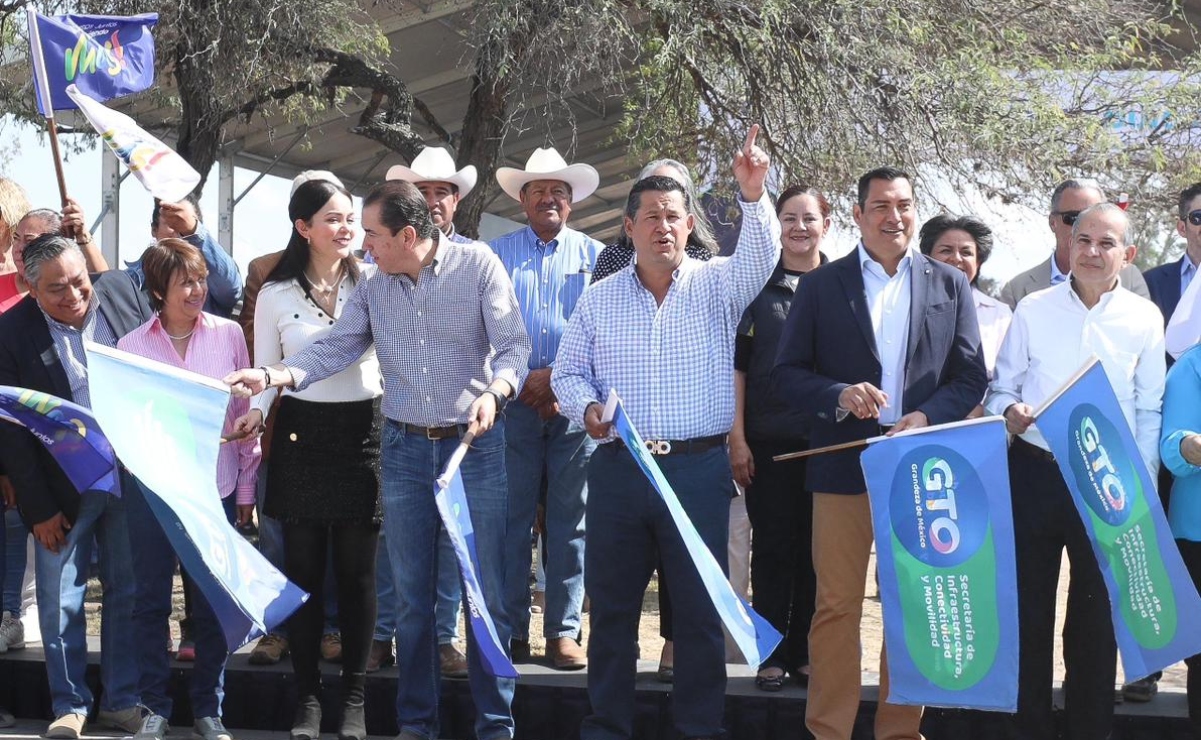 "Guanajuato tiene las mejores carreteras de este país": Diego Sinhue Rodríguez, al dar el banderazo a la obra del Bulevar de La Libertad