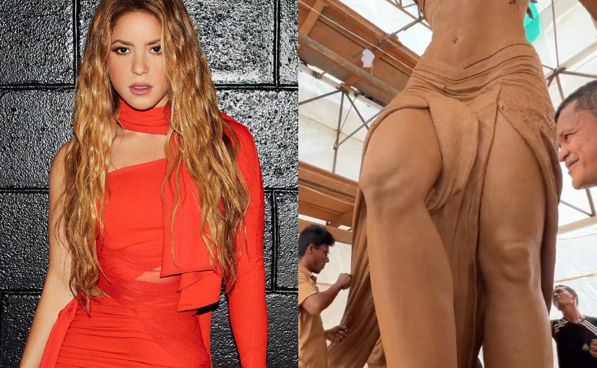 Shakira presume primer vistazo de la escultura que tendrá en su natal Barranquilla