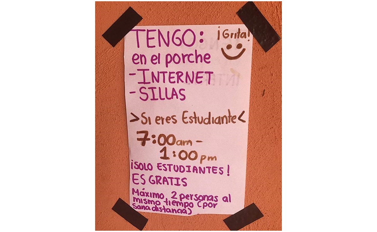 Joven yucateca brinda internet gratis a estudiantes en Chocholá