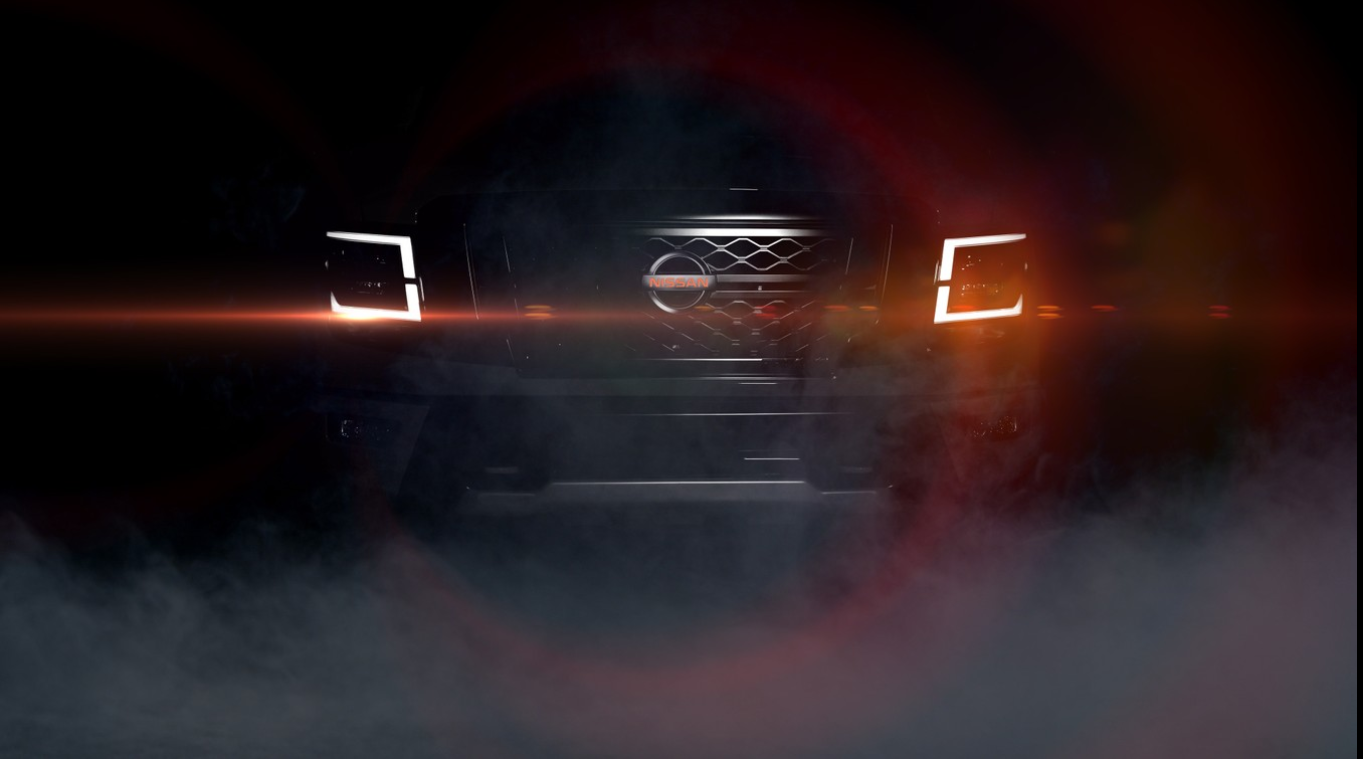 Nissan revela aspecto frontal de su nueva Titan 2020