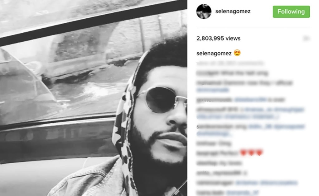 Selena Gomez publica video de The Weeknd