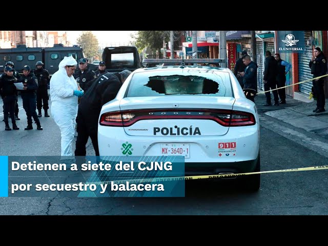 Caen 7 del CJNG tras persecución y enfrentamiento