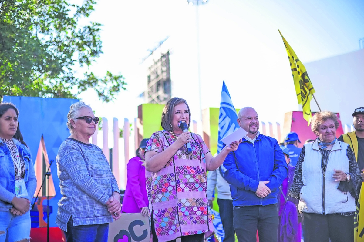 Xóchitl Gálvez: “Échenme sola a Sheinbaum, no estén de montoneros”