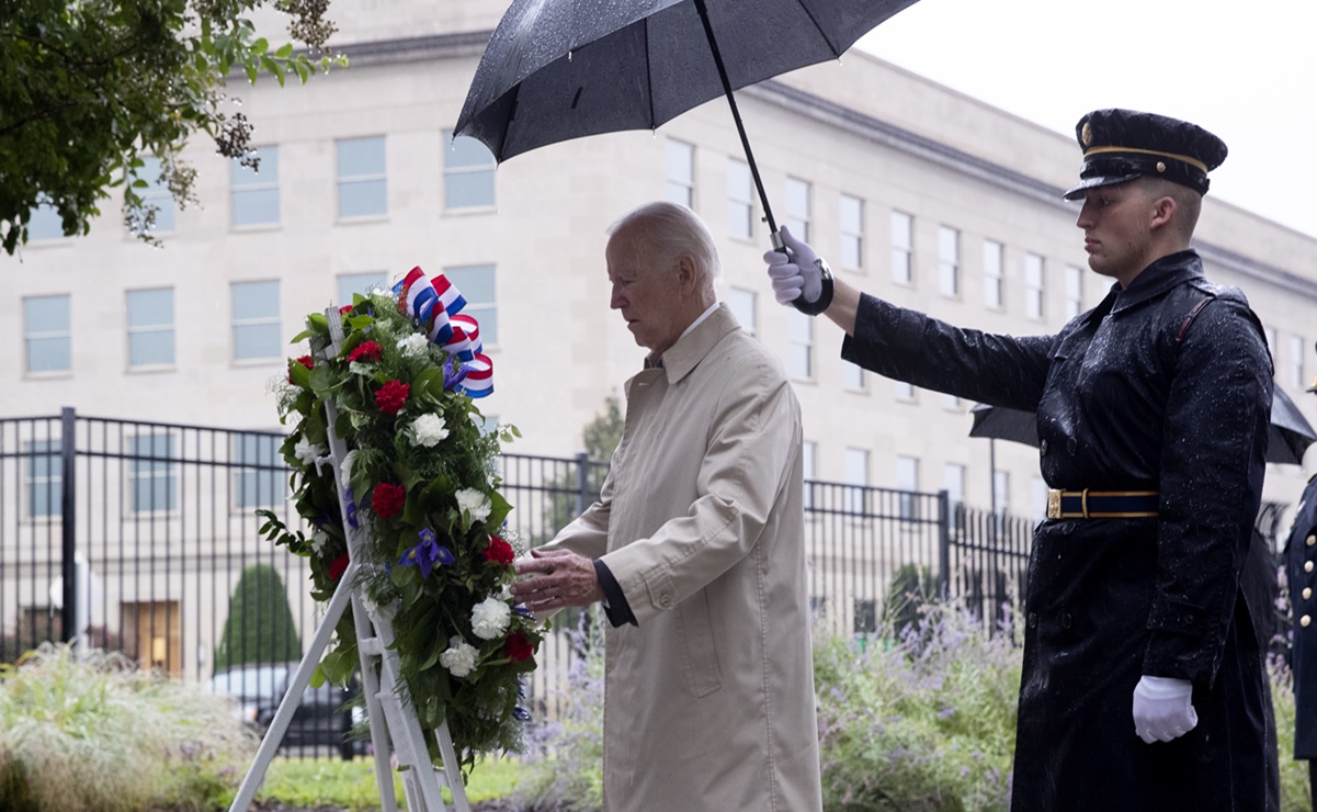Joe Biden recuerda a Isabel II en su discurso por el 21 aniversario del 11-S