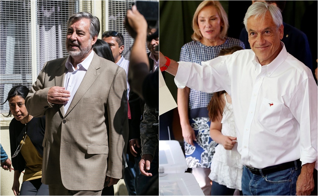 Piñera y Guillier definirán presidencia de Chile en segunda vuelta