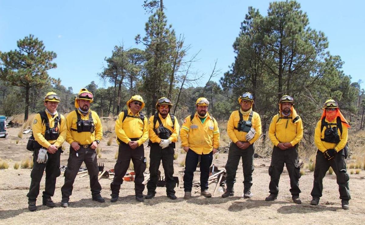 Conafor capacita a personal de la alcaldía Tlalpan para combatir incendios forestales 