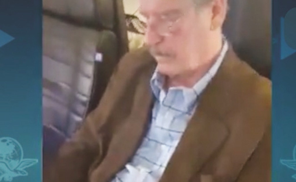 Responde Vicente Fox por incidente en avión