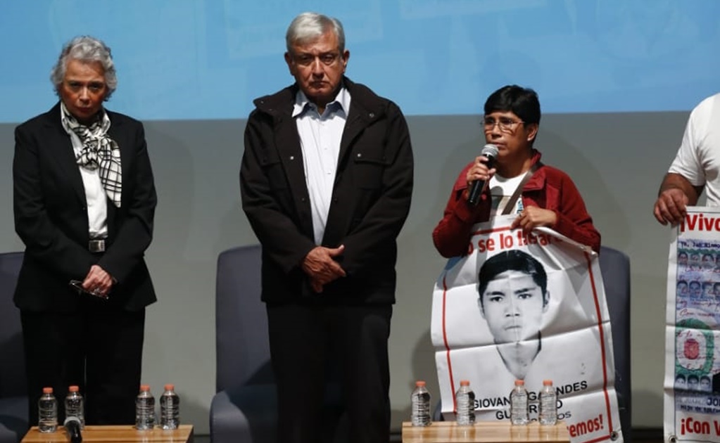 Organismos respaldan compromisos de AMLO en caso Ayotzinapa