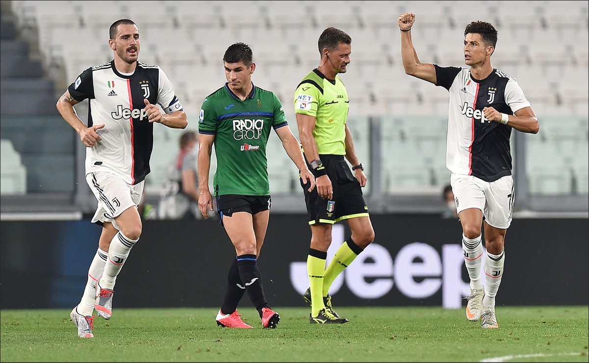 Cristiano Ronaldo salva a la Juventus ante el Atalanta