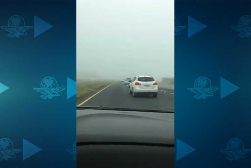 Cierran autopista Saltillo-Monterrey por neblina y lluvia 