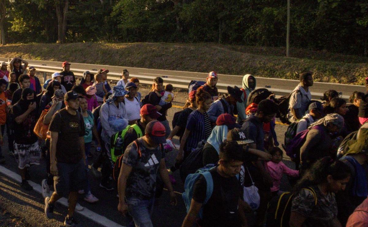 Sale caravana migrante de Tuxtla Gutiérrez; buscan llegar a Estados Unidos