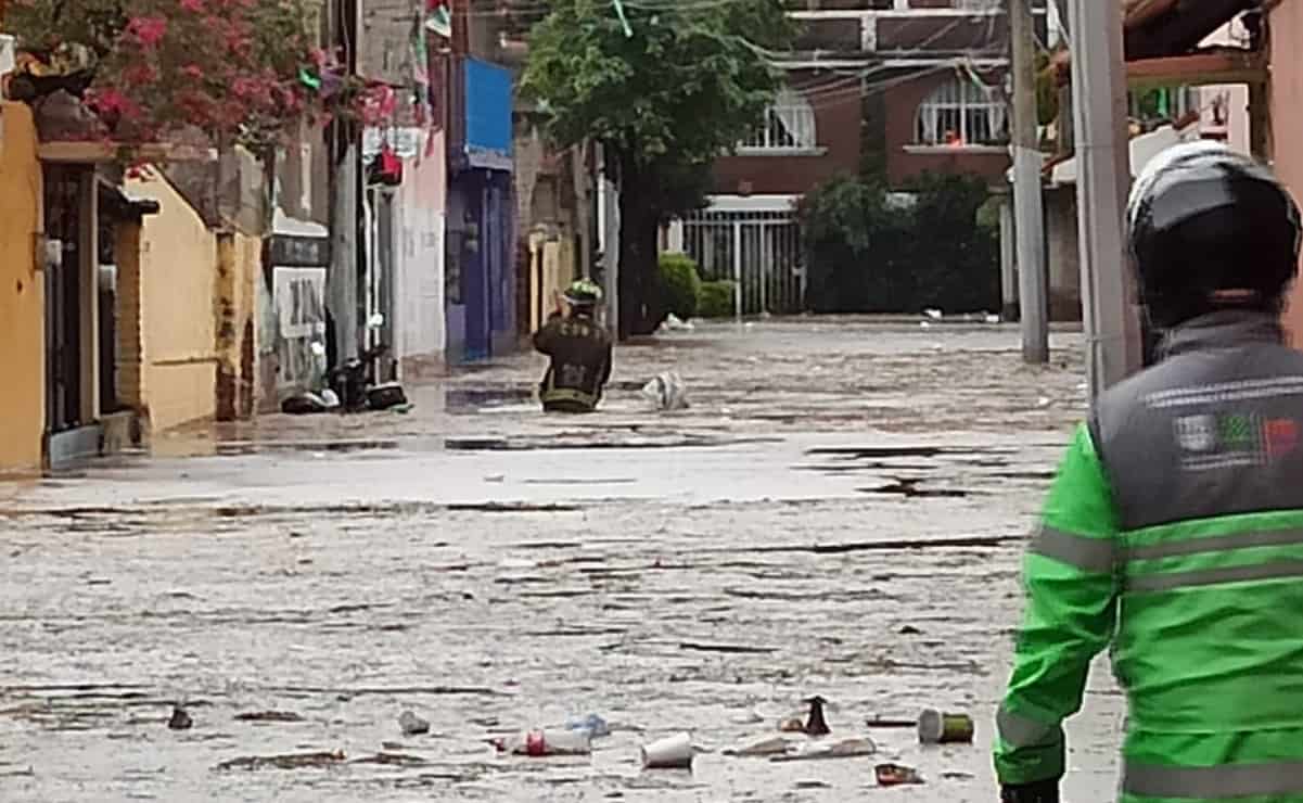 Intensa lluvia del domingo afectó 66 viviendas en Xochimilco: Protección Civil