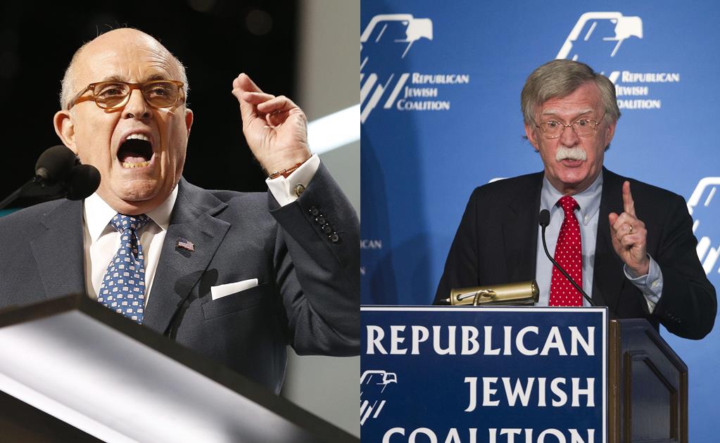 Giuliani y Bolton, favoritos para ser Secretario de Estado de Trump: WSJ