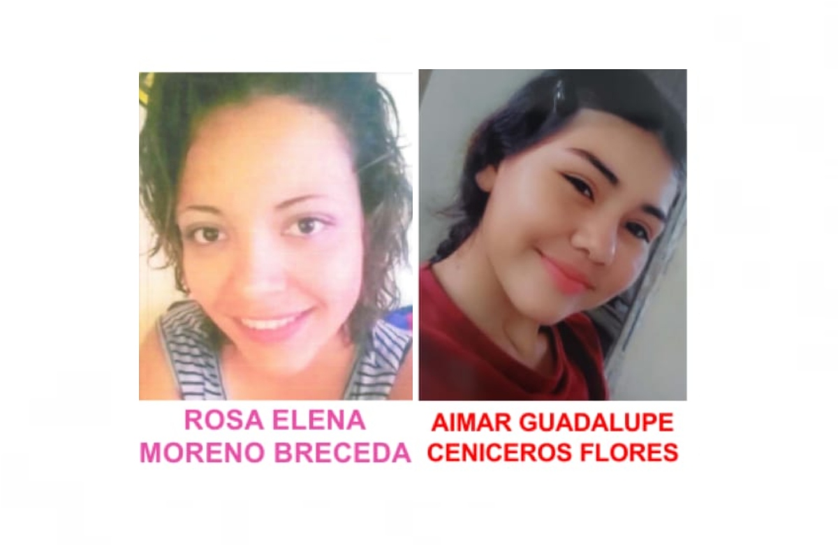 Reportan la desaparición de Rosa Elena y de la menor Aimar Guadalupe en Sinaloa