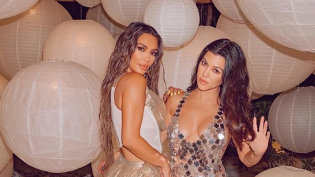 Kim Kardashian le huye a las fiestas y evita el alcohol gracias a Kourtney, su hermana mayor 