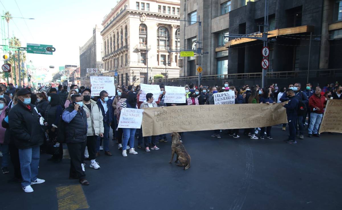 Trabajadores Del Poder Judicial De La CDMX Retiran Bloqueo Tras Anuncio ...