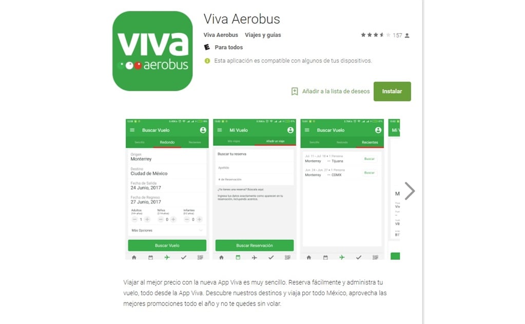 Viva Aerobus lanza aplicación móvil para mejorar servicios