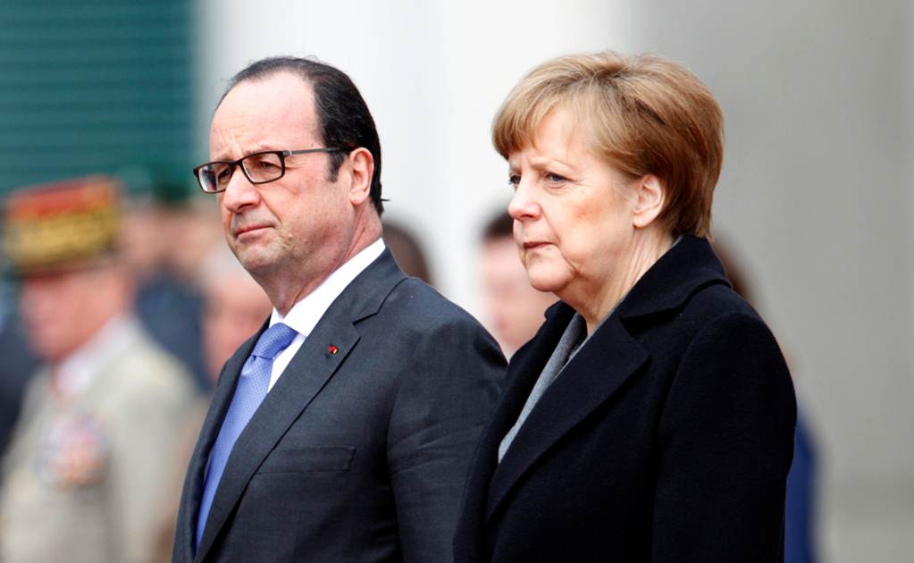 Llaman Merkel y Hollande a cumbre de eurozona