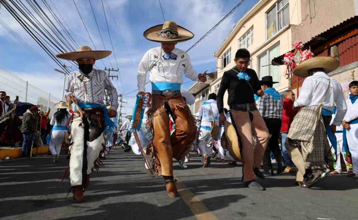 Arranca encuentro fraternal de las danzas de arrieros 2024 en Huixquilucan