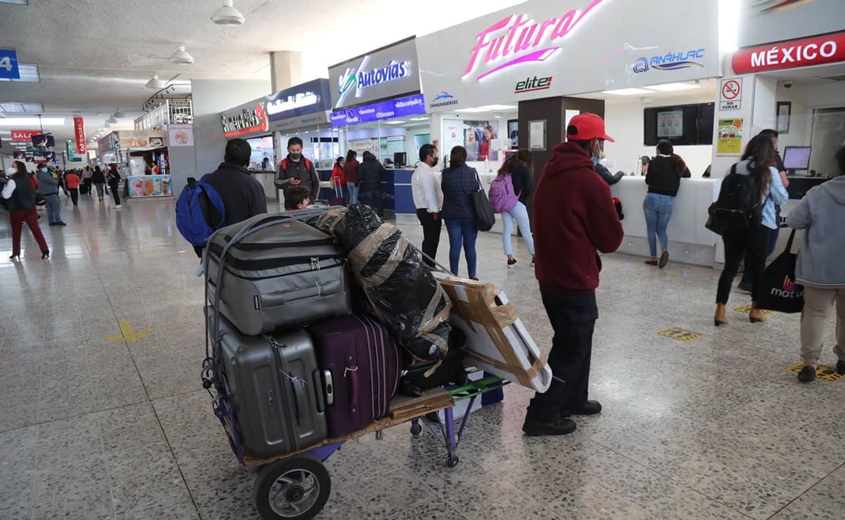 Incrementa 120% la afluencia de usuarios en terminal de autobuses de Toluca