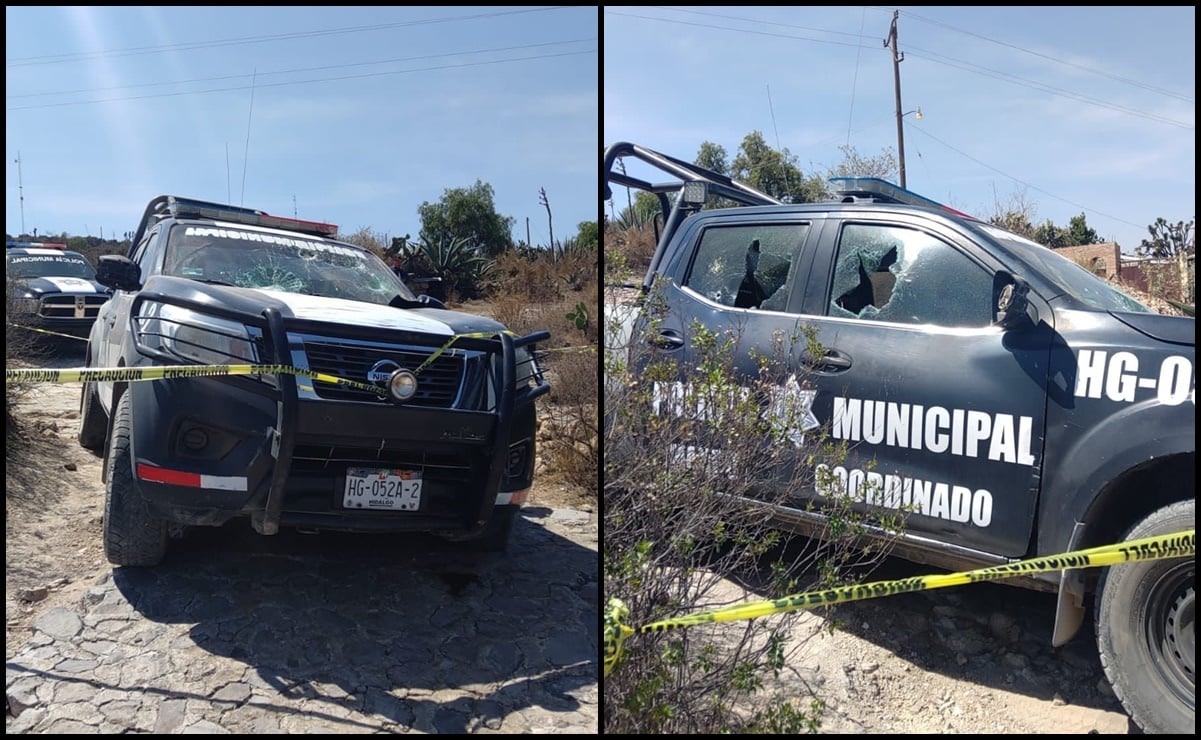 Presuntos huachicoleros atacan a policías en San Agustín Tlaxiaca, Hidalgo