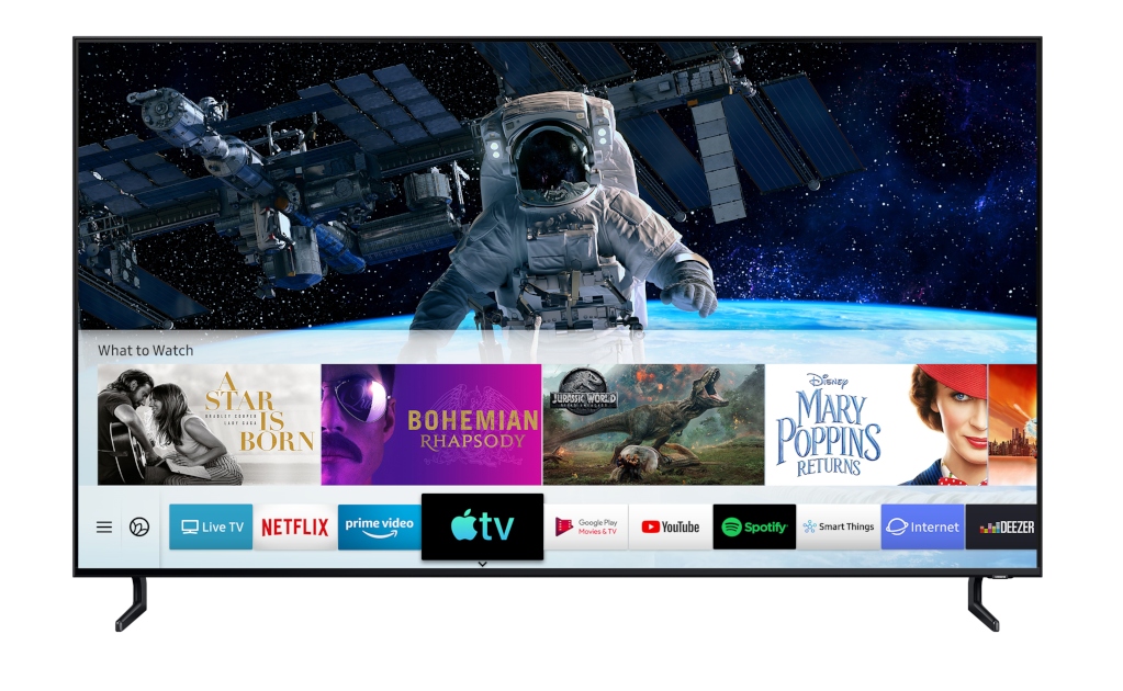 Samsung, el primero con disponibilidad de Apple TV
