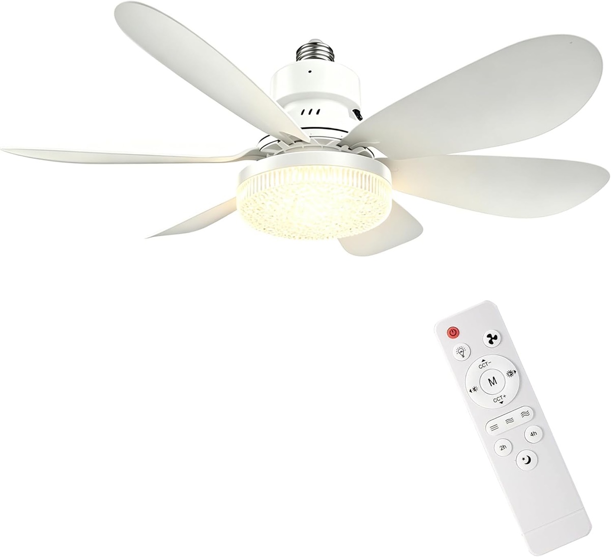 Ventilador de techo con luz LED
