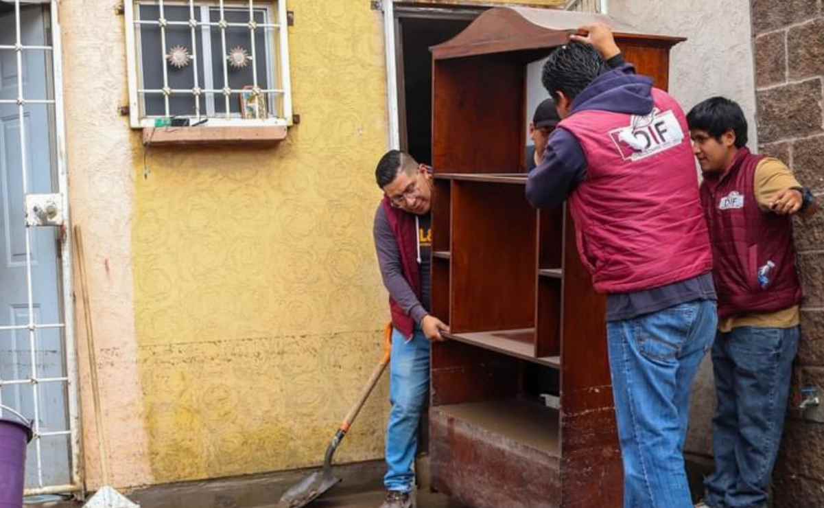 En 24 horas, desalojan el agua que inundó 450 viviendas en un fraccionamiento del municipio de Chicoloapan