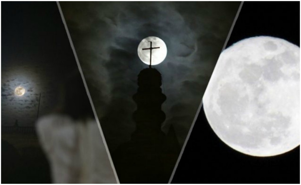 Cibernautas intercambian imágenes de la “superluna”