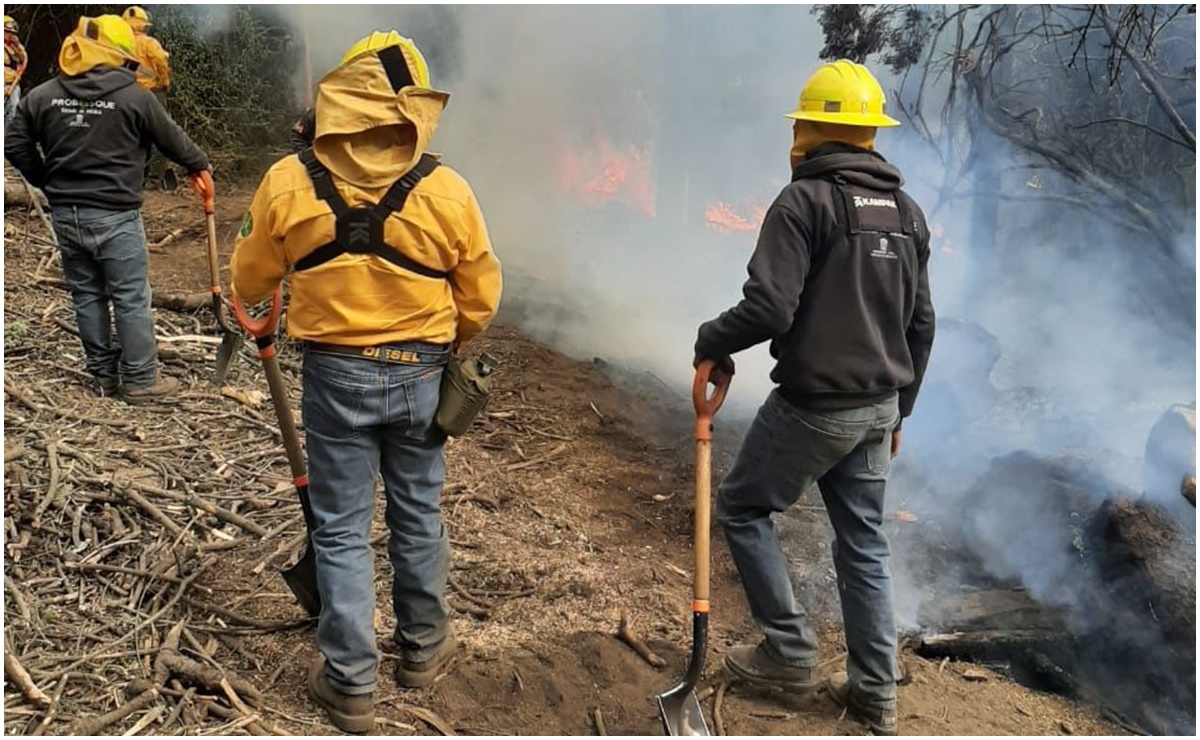 Incendio registrado en el Parque Nacional Izta-Popo espera ser controlado en las próximas horas