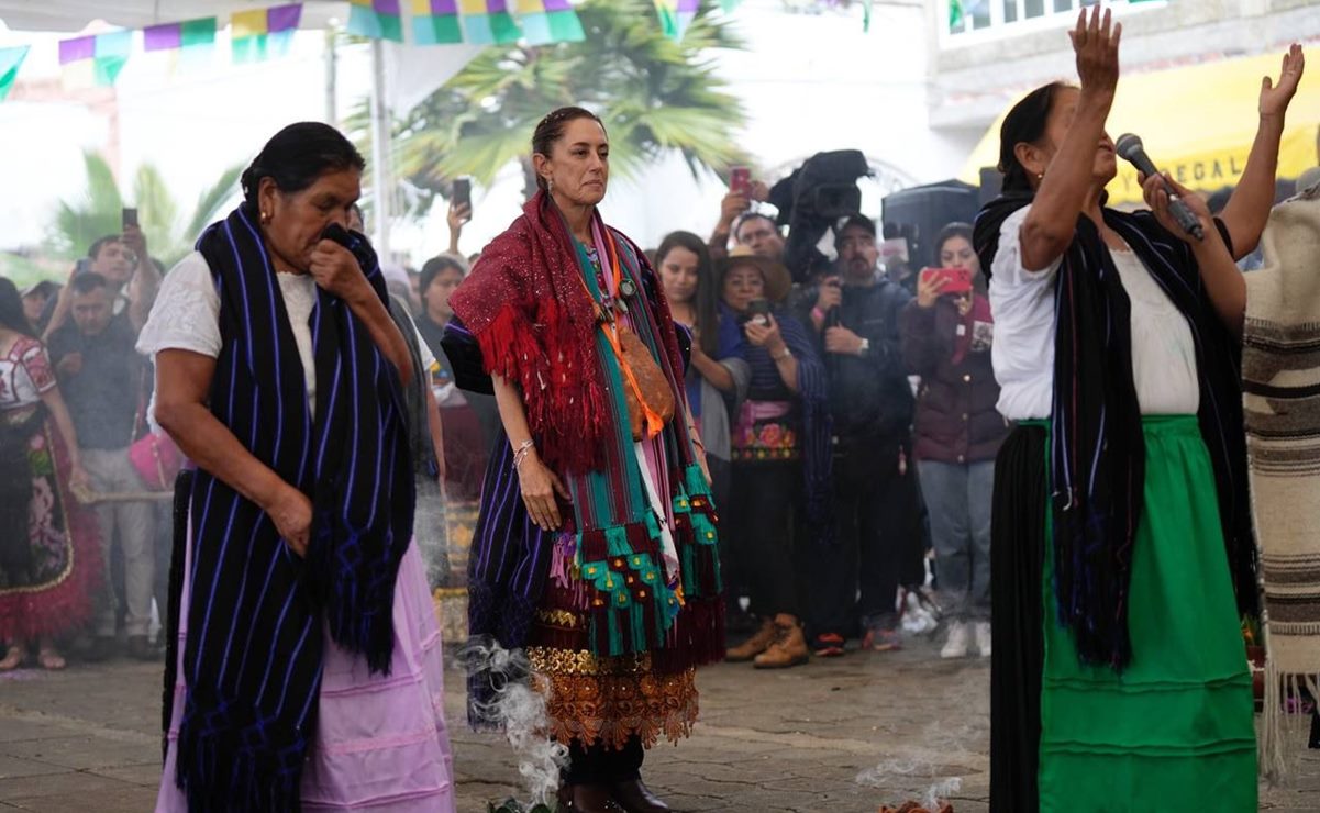 Comunidad purépecha nombra "Nana Claudia" a Sheinbaum en Michoacán