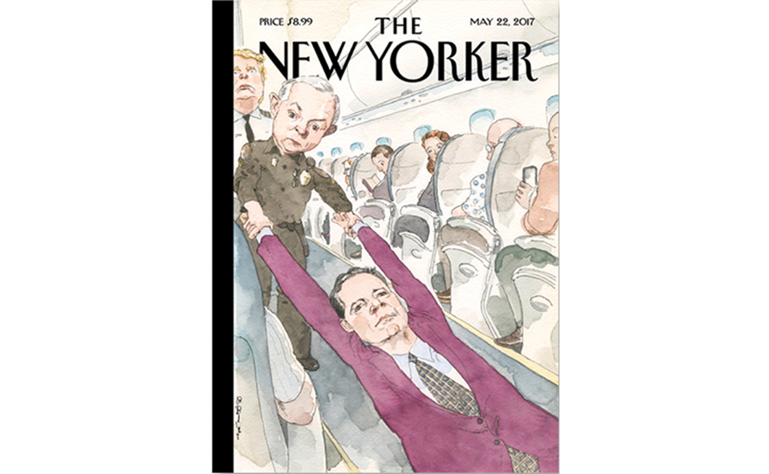 Sessions arrastra al ex director del FBI en portada del New Yorker