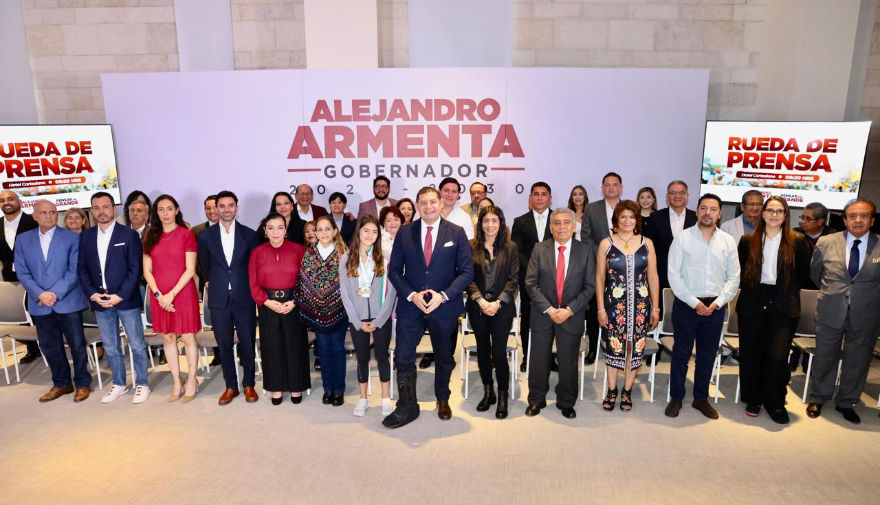 Alejandro Armenta consolida la transición en Puebla con proyectos para un futuro humanista y continuo