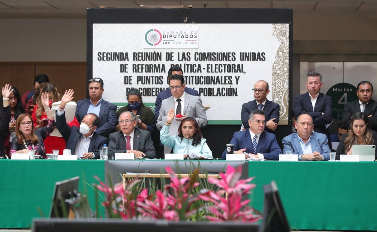 “Claro que el INE se toca”; Morena y aliados aprueban reforma electoral en comisiones