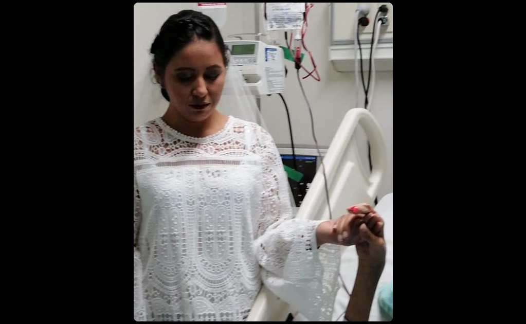 Como última voluntad de joven con cáncer, realizan boda en hospital de Zacatecas